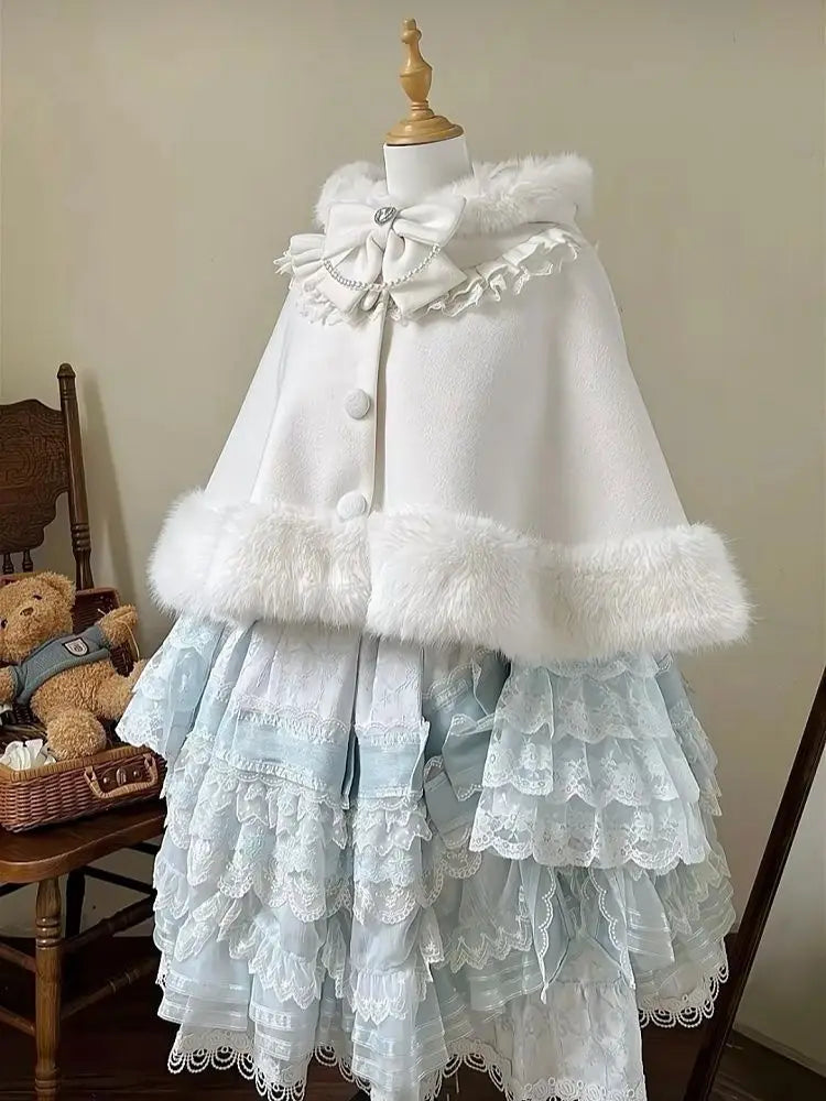 Winter Lolita Shawl Overcoat