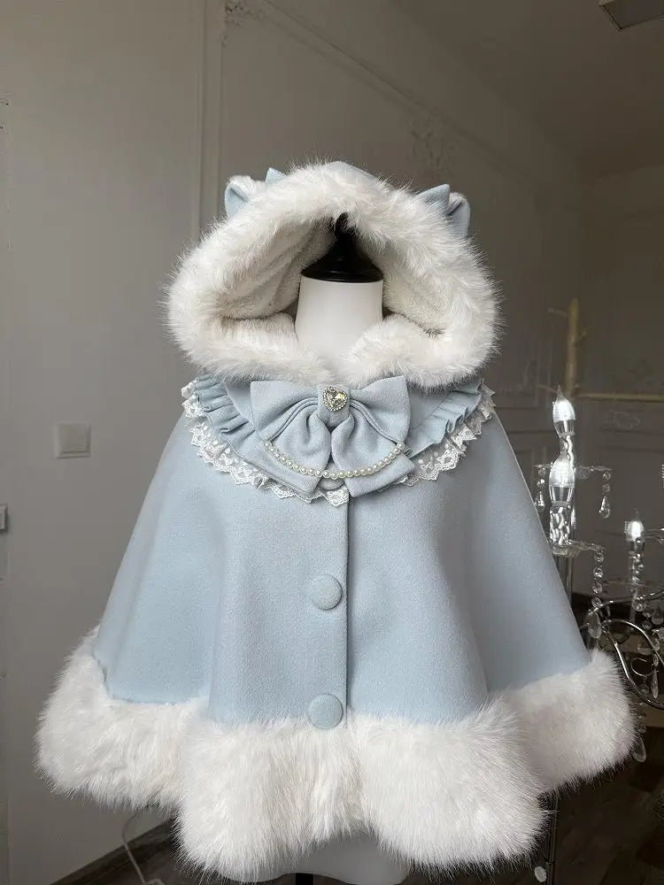 Winter Lolita Shawl Overcoat
