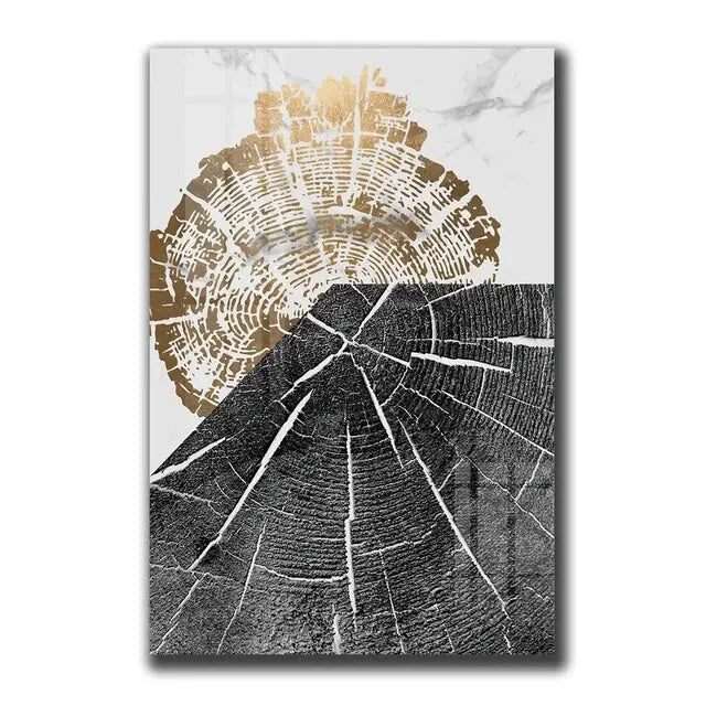 Abstract Gold Black Posters