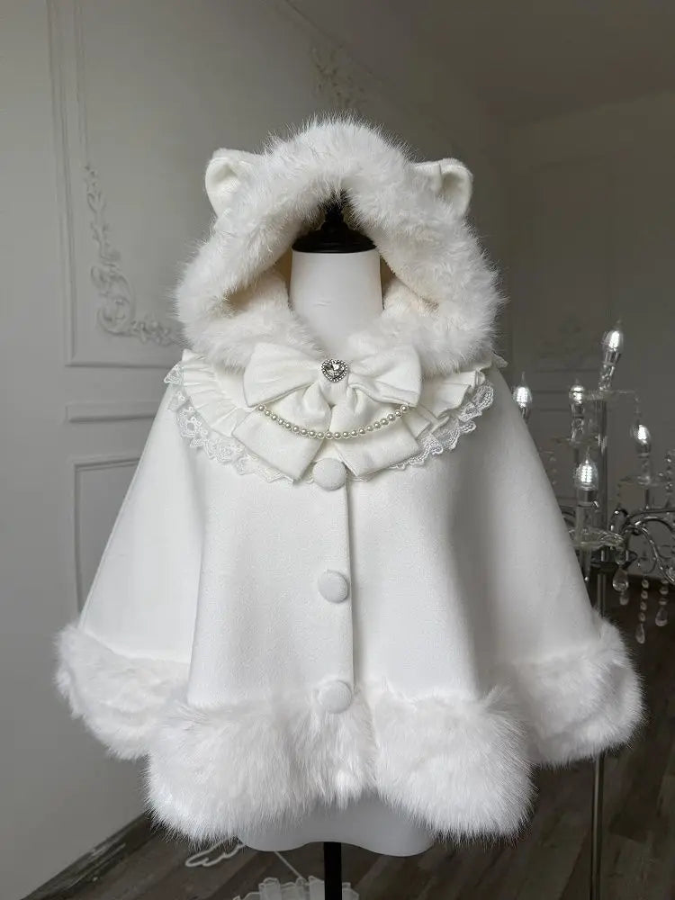 Winter Lolita Shawl Overcoat